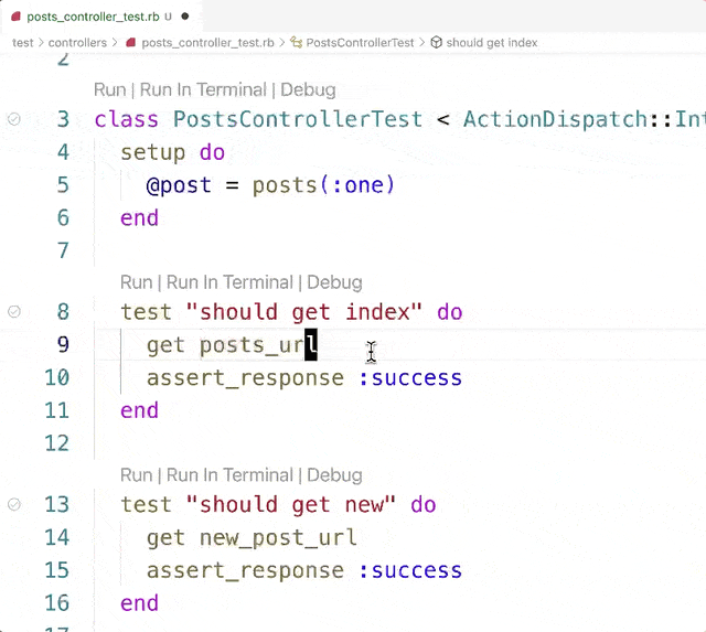 Run Tests In The Terminal